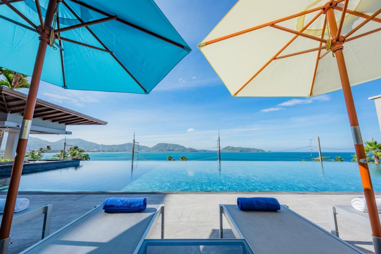 Oceanfront Beach Resort - Sha Extra Plus Patong Extérieur photo View from the pool at the resort